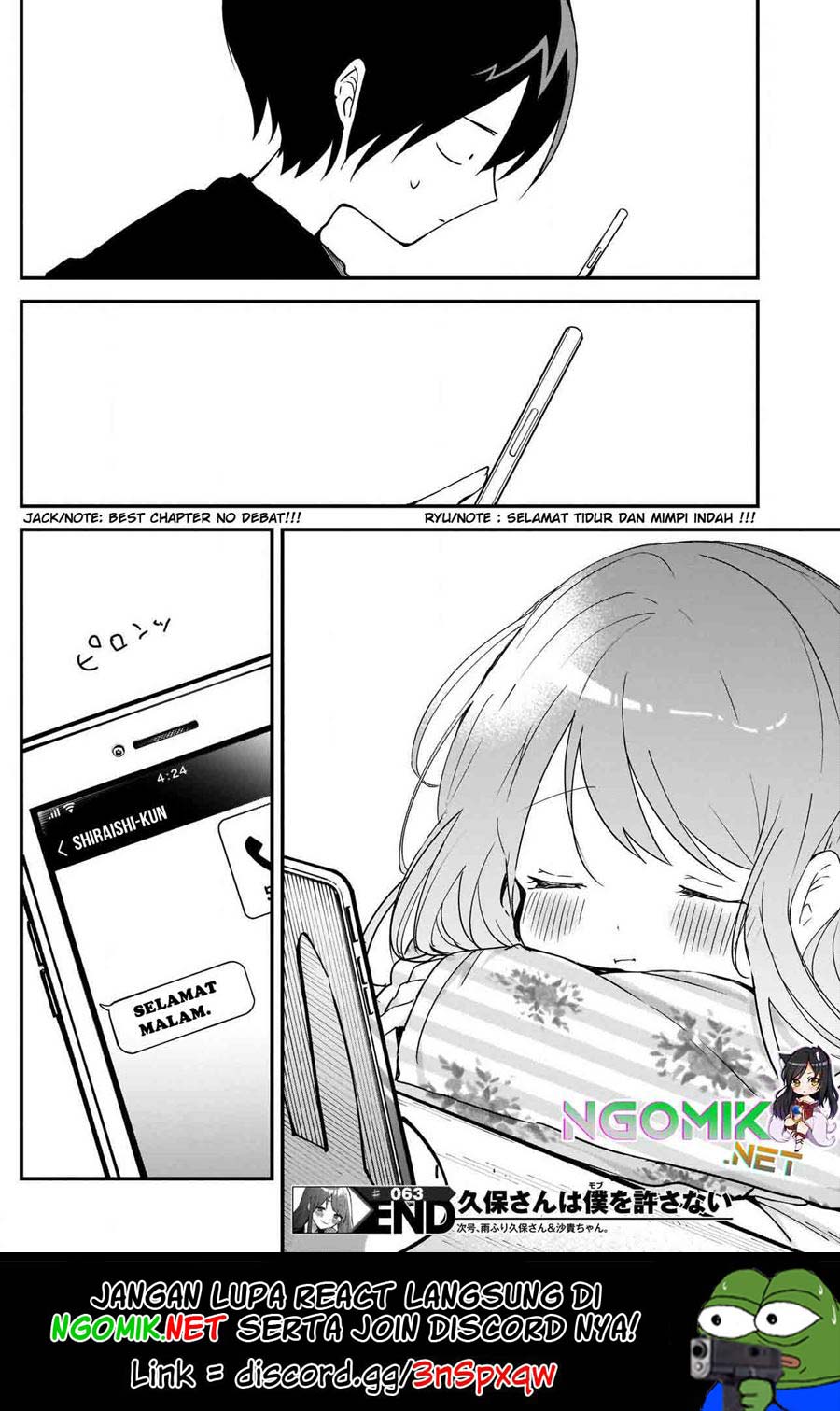 Kubo-san wa Boku (Mobu) wo Yurusanai Chapter 63 Gambar 13